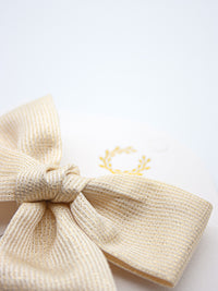 Ester Bow Hair Band - Glittery