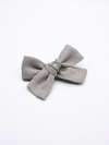 Ester Linen Bow - Stone