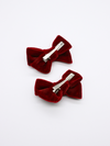 2-pack Ester Mini Bow - Velvet