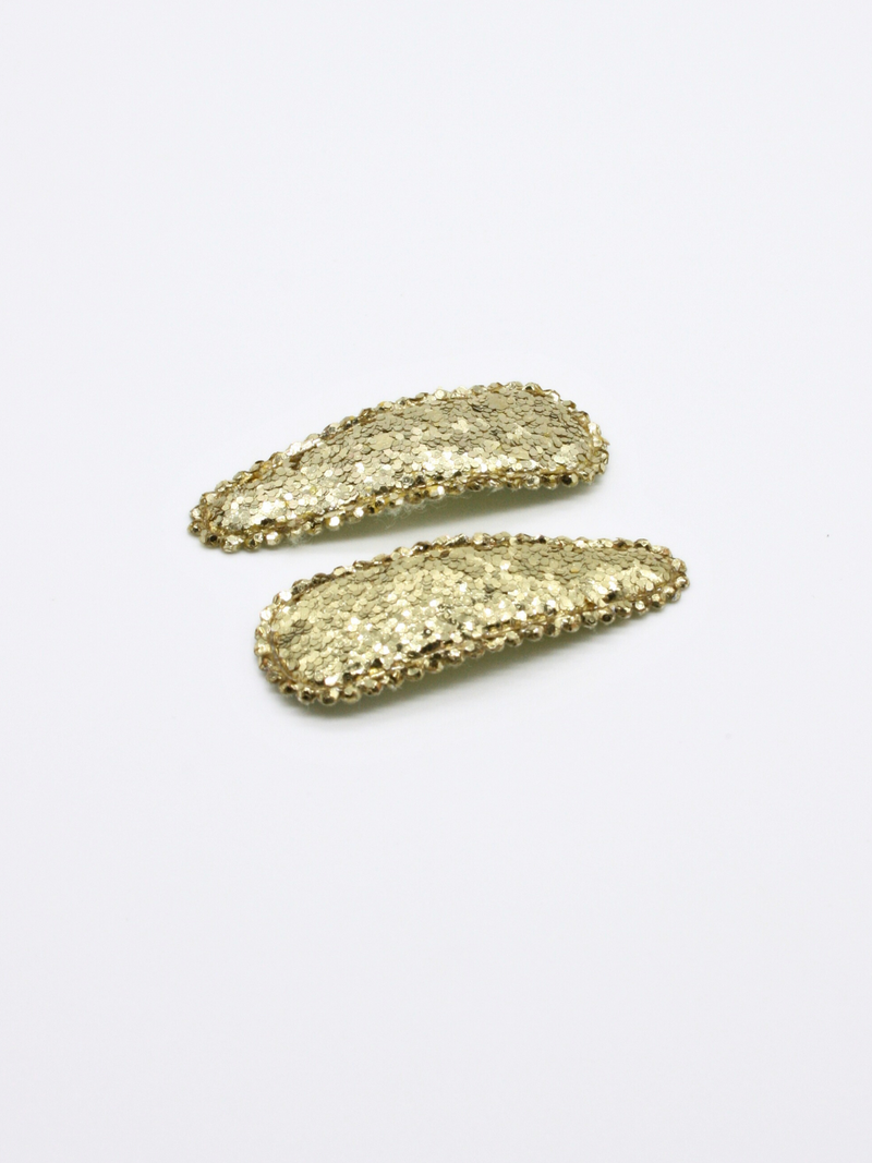 2-pack Ilse Clip - Gold Glitter