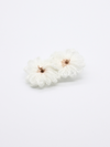 Ofelia Clip - Natural Knitted Flower