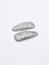 2-pack Ilse Clip - Silver Glitter