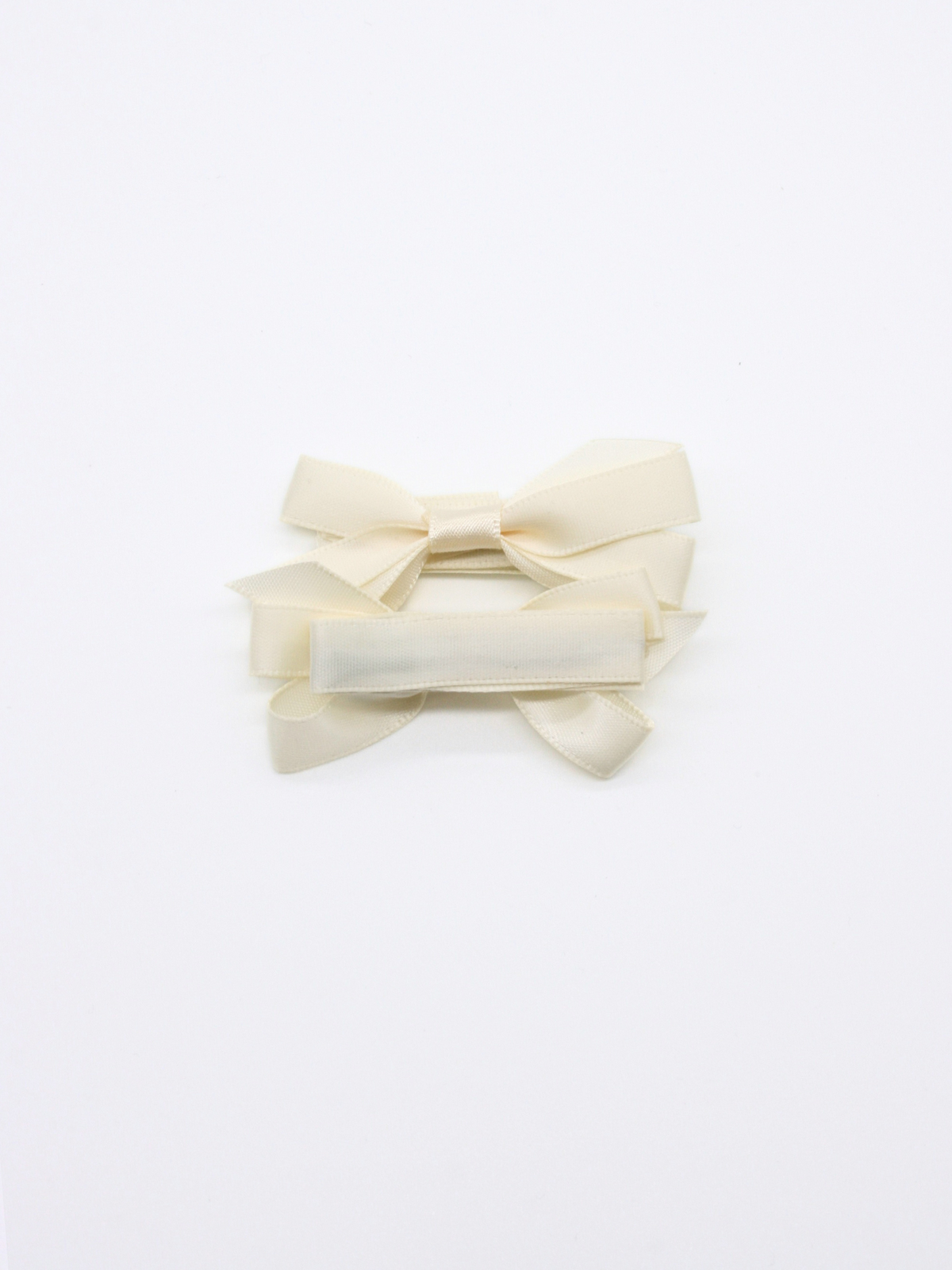 2-pack Isabel Mini Bow Clip - Cream