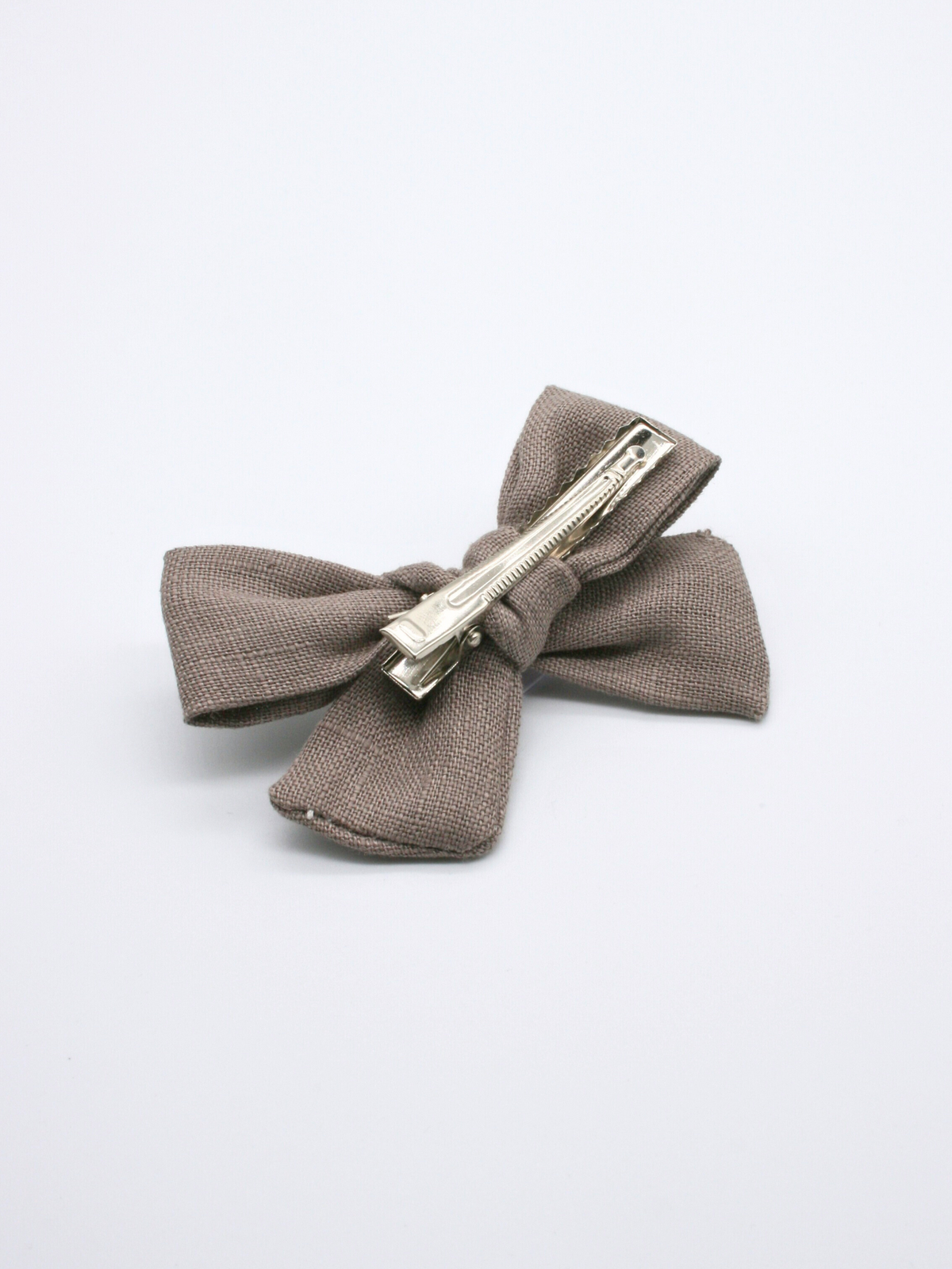 Ester Linen Bow - Griege