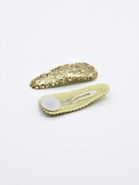 2-pack Ilse Clip - Gold Glitter