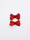 2-pack Lovelia Mini Bow Clip - Red