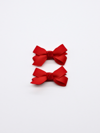 2-pack Lovelia Mini Bow Clip - Red