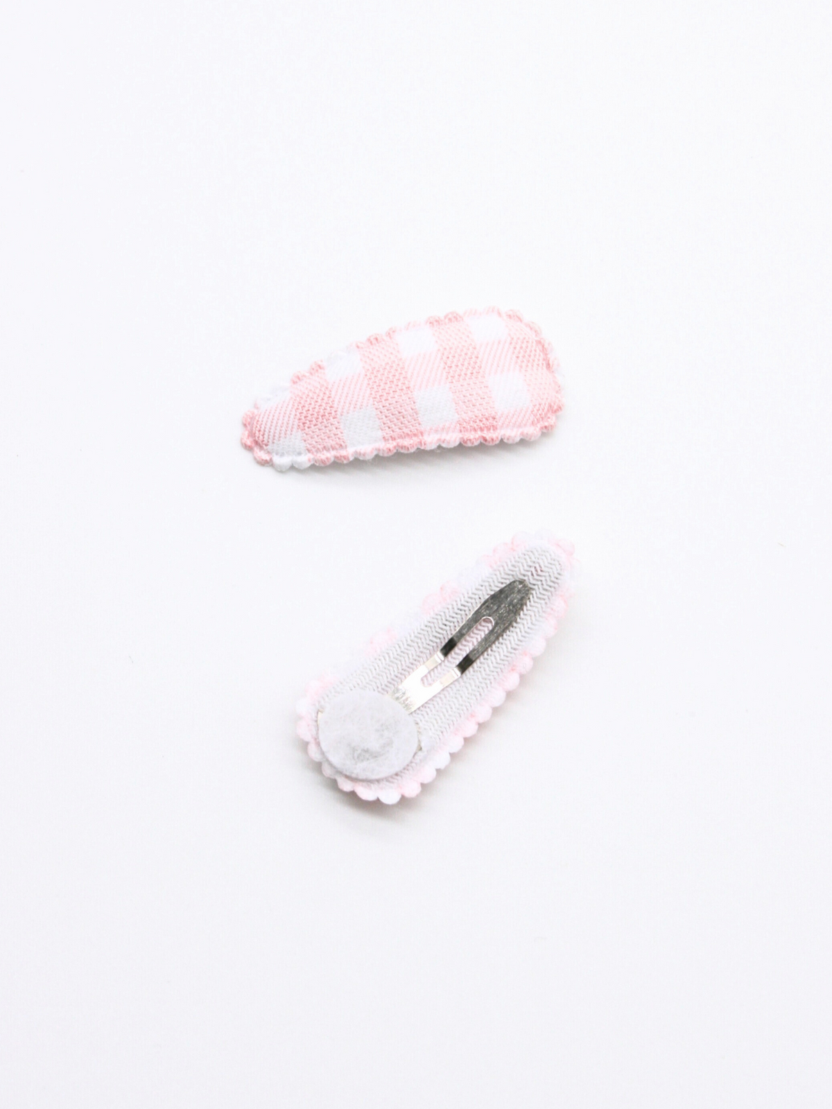 2-pack Ilse Mini Clip - Light Pink Gingham