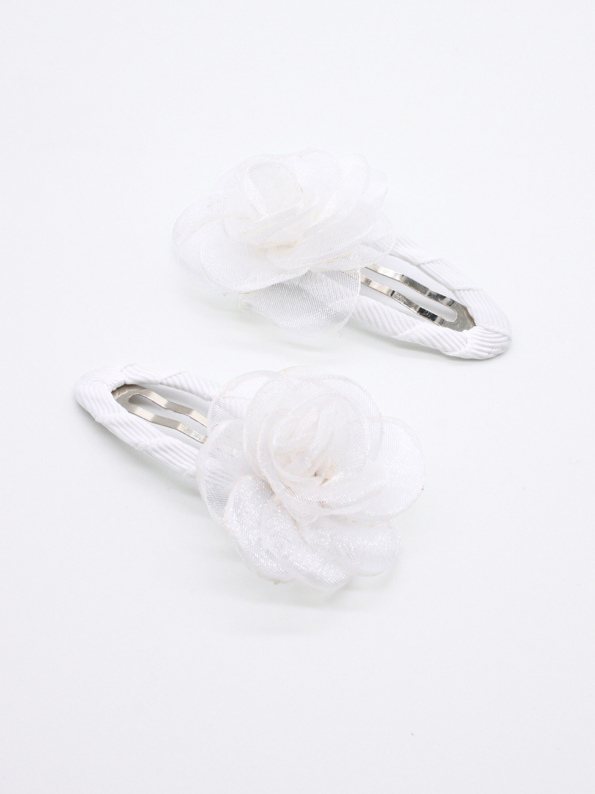 2-pack Iris Clip White - Sweet Rose