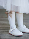 Elisa Knee Socks - Offwhite