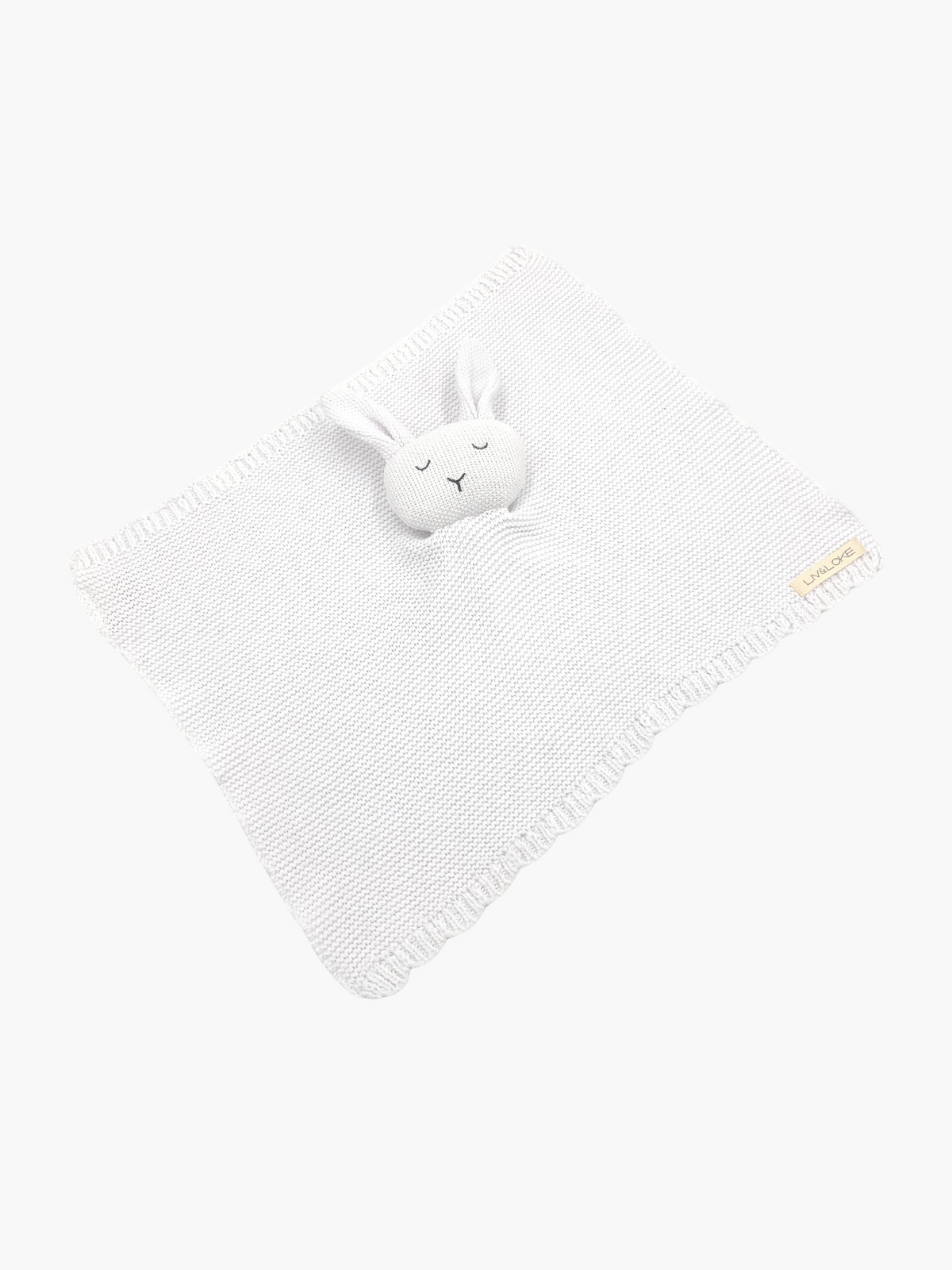 Organic Cotton Knit Snuggle Bunny - Cloud