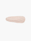 Ilse Fabric Hair Clip - Pink Line