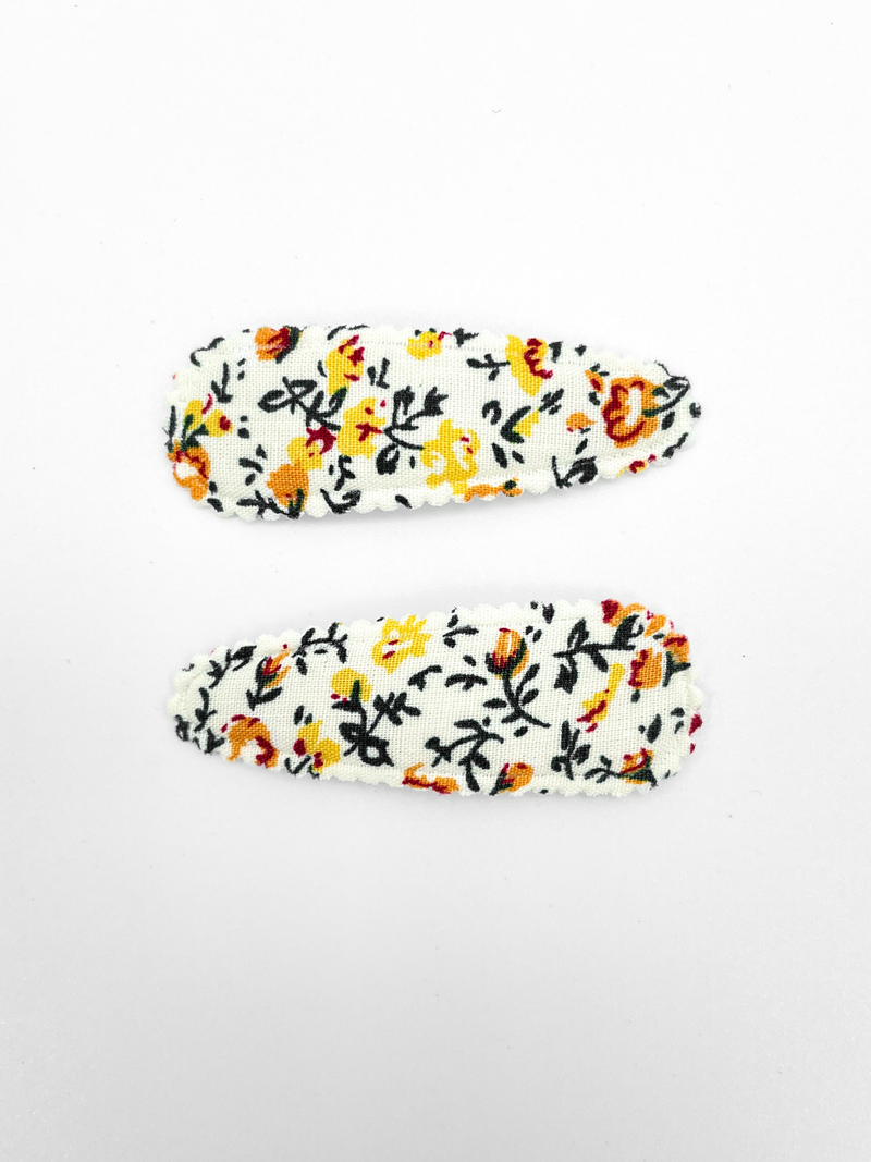 2-pack Ilse Fabric Hair Clip - Wildflowers